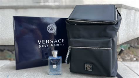 versace men's fragrance macy's|Macy's Versace perfume with backpack.